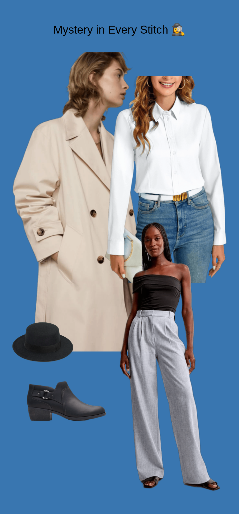 Sleek Detective Style: Uncover the Ultimate Outfit - First AI Fashion ...